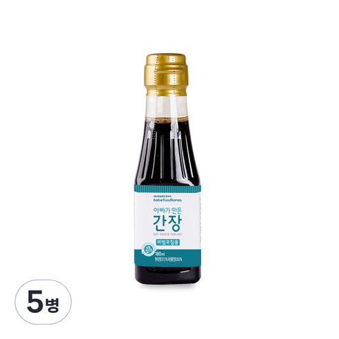 베베푸드 아빠가 만든 간장 비빔무침용, 180ml, 5병