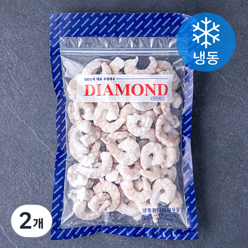 DIAMOND 생새우살 (냉동), 2개, 500g(51~70)