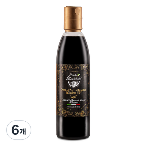 폰도몬테벨로 모데나 발사믹비니거 글레이즈, 250ml, 6개