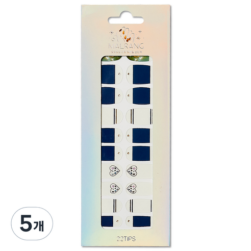 메이브라운 말랑이 젤네일스티커, ST06, 5개