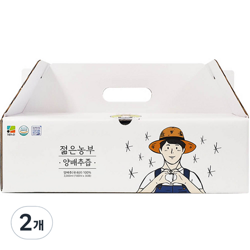 젊은농부 양배추즙, 3000ml, 2개