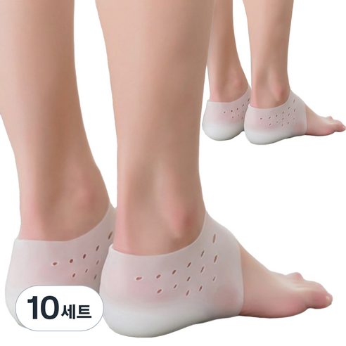 맞벌이라이프 뒷꿈치 키높이 양말 5cm, 10세트, 2개입