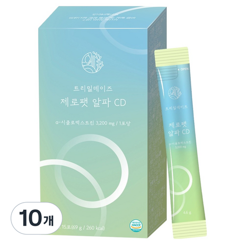 트리밀데이즈 제로팻 알파CD, 69g, 10개
