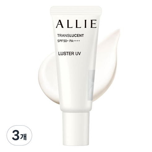 ALLIE 크로노 뷰티 컬러 온 UV SPF50+ PA++++, 러스터, 15g, 3개