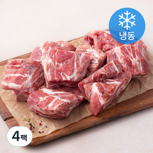 6다이닝 돈목뼈 (냉동), 4팩, 2kg