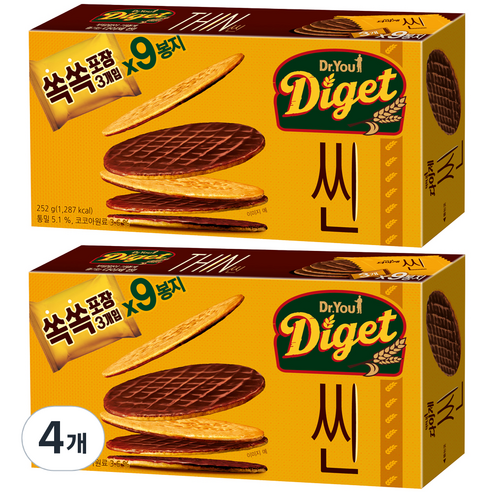 다이제 씬 252g, 4개