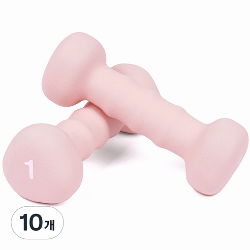 코멧 논슬립 삼각 아령, 1kg, 10개