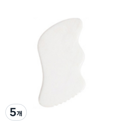 주앙오브제 샤크 괄사 마사지, 화이트, 5개