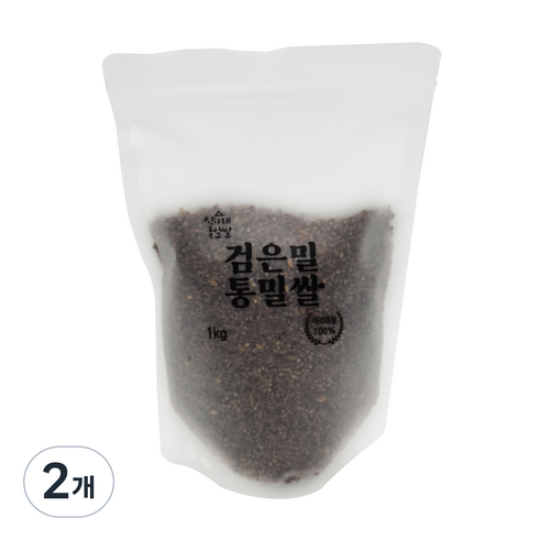 검은밀 통밀쌀, 1kg, 2개