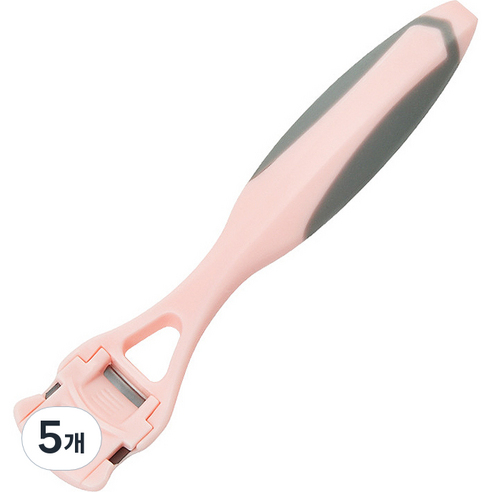 정월나나 발바닥 각질 제거기 핑크1, 1개입, 5개