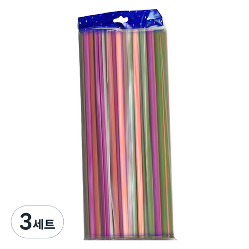 마다꾸미 요술 매직 파티 벌룬 막대풍선 100p 세트, 레트로믹스컬러, 3세트