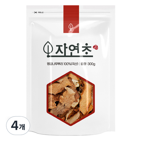 국내산 망개나무뿌리, 300g, 4개