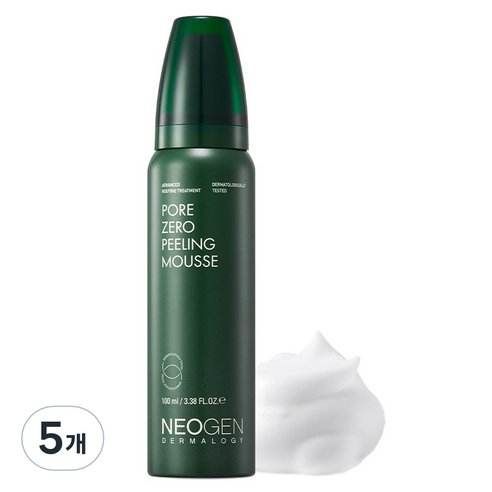네오젠 더마로지 포어 제로 필링 무스, 5개, 100ml