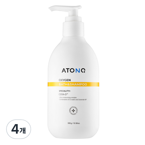 아토앤오투 2세대 옥시젠 올인원 워시, 300g, 4개