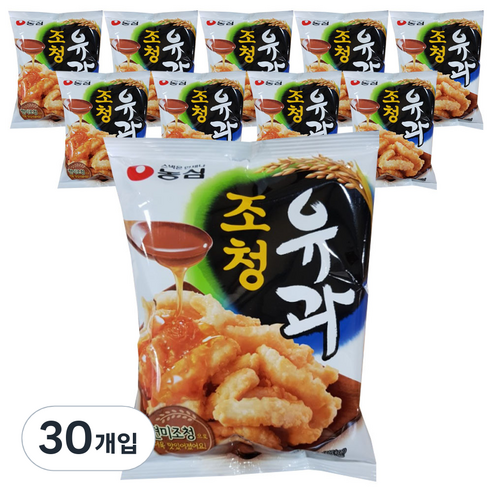 농심 조청유과, 96g, 30개