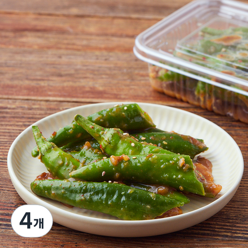 식탁위의사계 오이고추 된장무침, 250g, 4개
