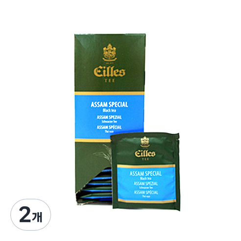 아일레스티 디럭스 아쌈 스페셜 차, 1.5g, 25개입, 2개