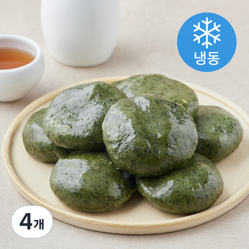 착한떡 제주해풍 쑥개떡 (냉동), 60g, 4개, 9개입