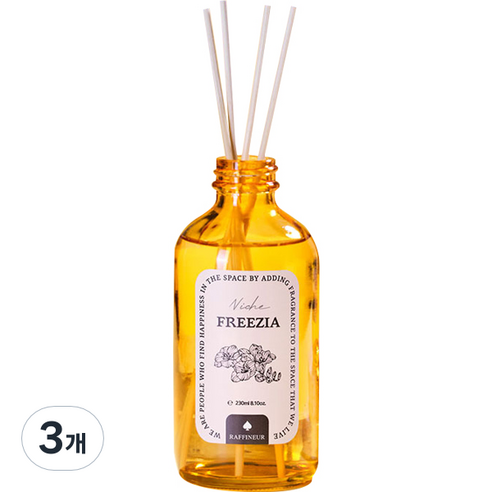 라피네르 니치 옐로우 에디션 디퓨저 230ml, 몽파리프룻, 3개