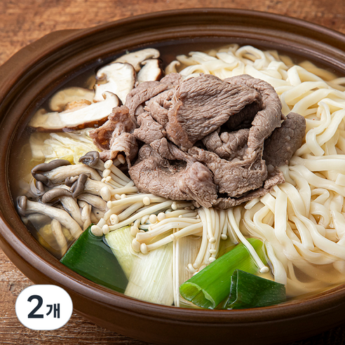 곰곰 소고기 샤브샤브 칼국수 전골, 970g, 2개