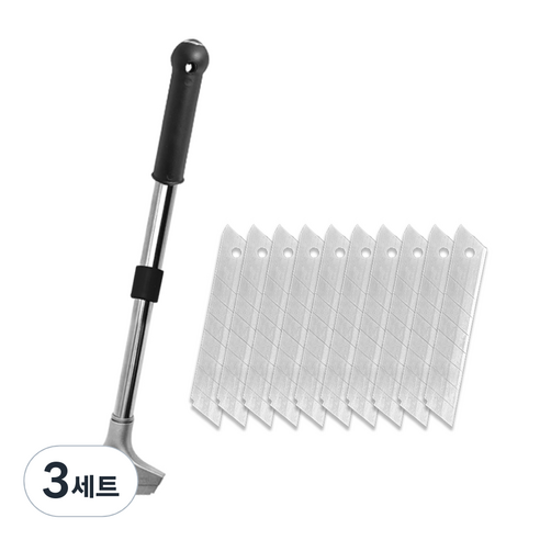 월드크린 해피손 스크래퍼 2단 랜덤발송 + 칼날 10p, 3세트