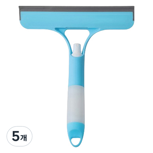 블럭마트 다용도 욕실 물기제거 스퀴지, 5개, 블루