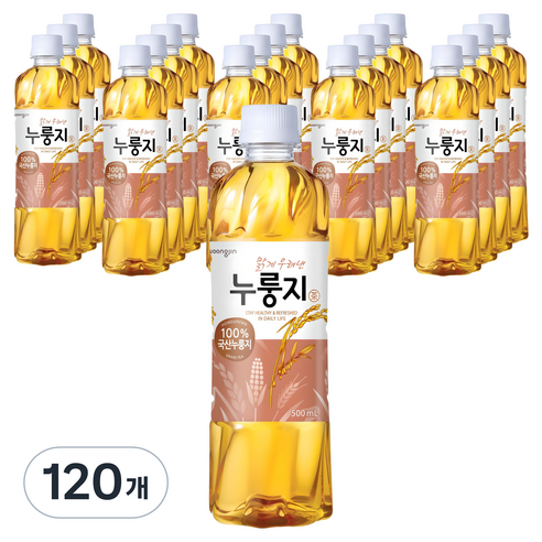 웅진 맑게 우려낸 누룽지차, 500ml, 120개
