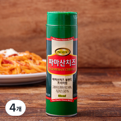 파마산 치즈 블렌드, 85g, 4개, 1개입