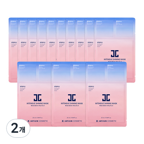 제이준 인텐시브 샤이닝 3 STEP 마스크팩, 1개입, 26개