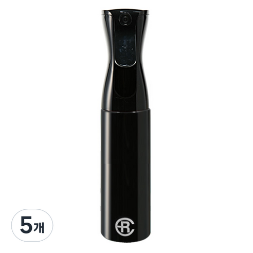 에어라파 압축 분무기 대형 300ml, 퍼펙트 블랙, 5개