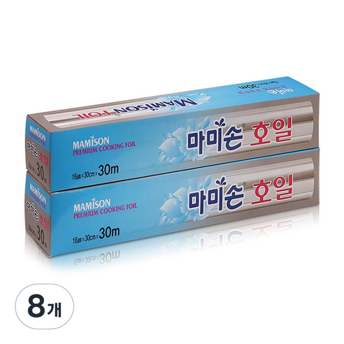 마미손 프리미엄 쿠킹호일 30cm x 30m, 8개