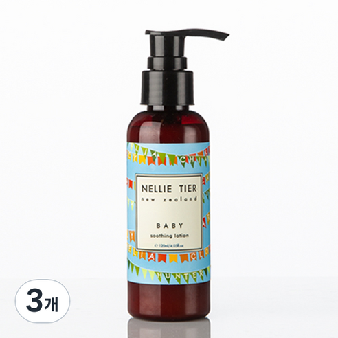 넬리티어 베이비 수딩 젤 로션, 120ml, 3개