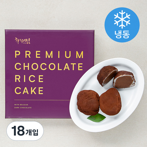 착한떡 초코찹쌀떡 (냉동), 60g, 6개입, 3개
