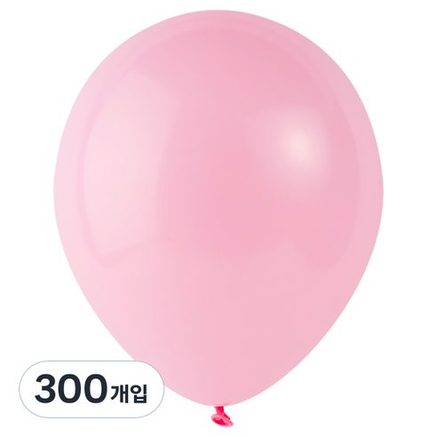 파티팡 풍선 라운드 30cm, 라이트핑크, 300개입
