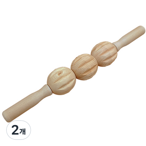 편백아트 프리미엄 편백 호두 마사지기, 2개