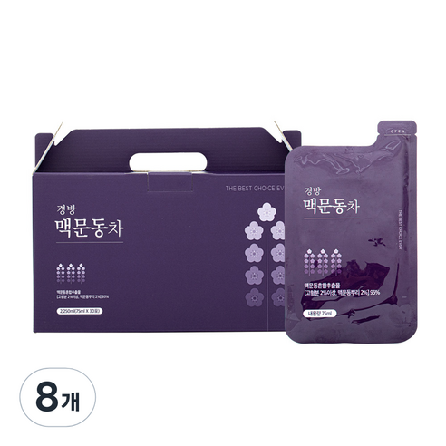 경방신약 맥문동차, 2.25L, 8개