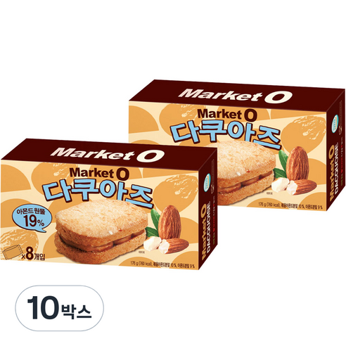 오리온 마켓 오 다쿠아즈, 176g, 10박스