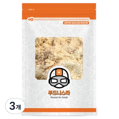 푸드니스타 아몬드분말 95%, 500g, 3개