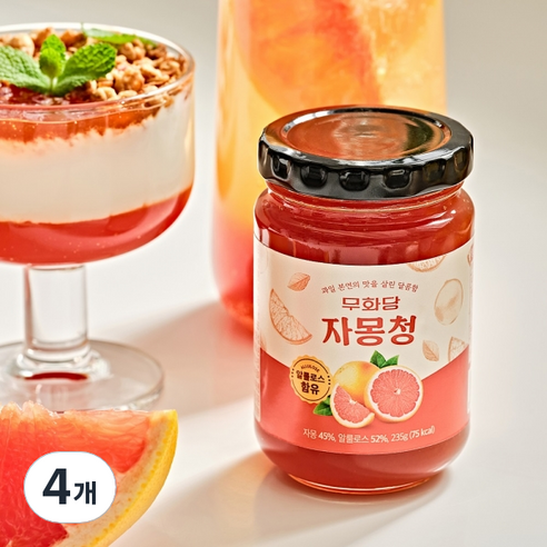 무화당 자몽청, 235g, 1개입, 4개