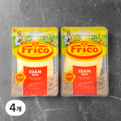 프리코 에담 슬라이스 치즈, 150g, 4개