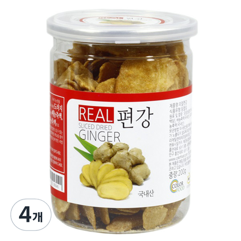 컬러푸드 리얼편강, 200g, 4개