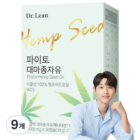 닥터린 파이토 대마종자유, 30정, 9개