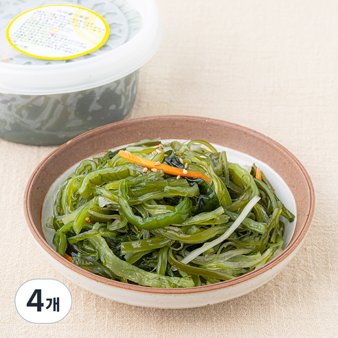 반찬천국 미역줄기 볶음, 230g, 4개