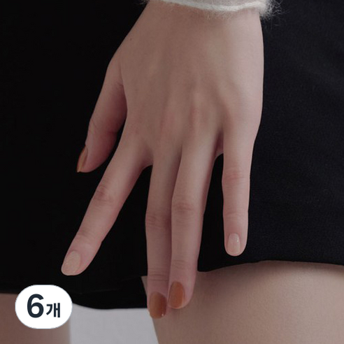 르멘트 컬러 네일, 26 샴페인골드글라스, 14ml, 6개