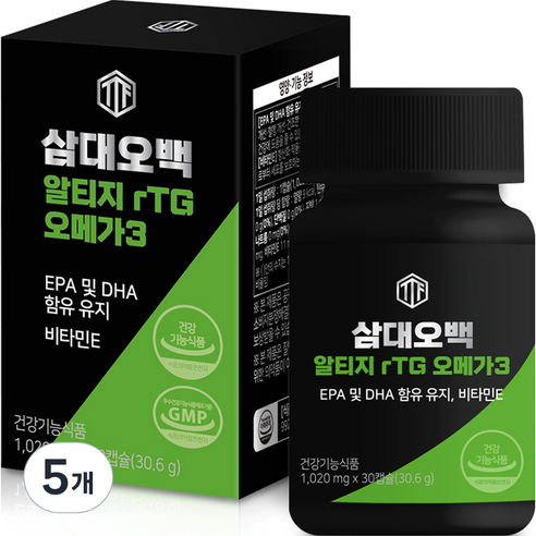 삼대오백 알티지 오메가3 30.6g, 30정, 5개