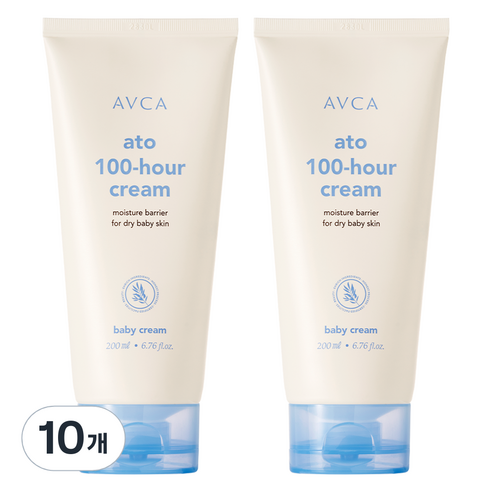 아브카 아토 100시간 초고보습 베이비 크림, 200ml, 10개