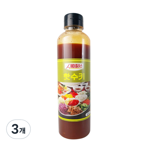 에이플러스 월남쌈 샤브샤브 핫수키 소스, 520g, 3개