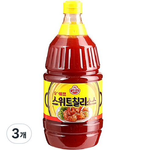 오뚜기 스위트 칠리소스, 2.1kg, 1개