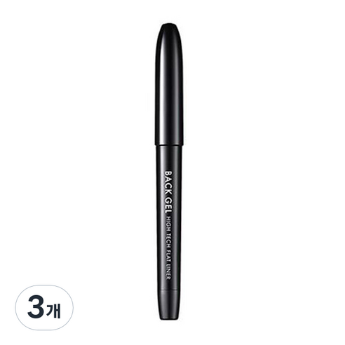 토니모리 백젤 하이테크 플랫 라이너 1.2g, 01젤블랙, 3개
