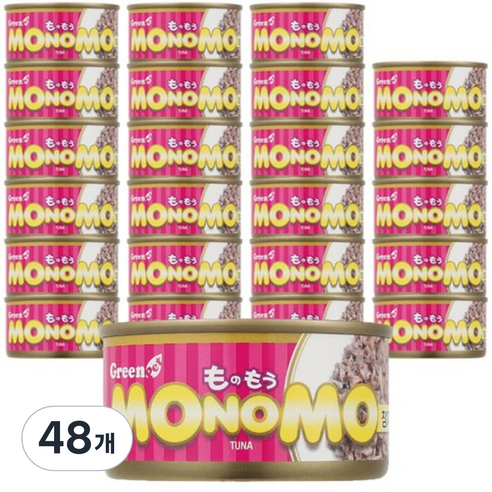 그린펫 모노모 고양이 캔, 참치, 80g, 48개